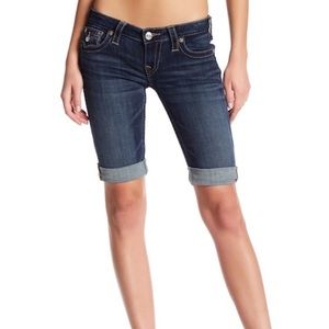 True Religion Bermuda Jean Shorts